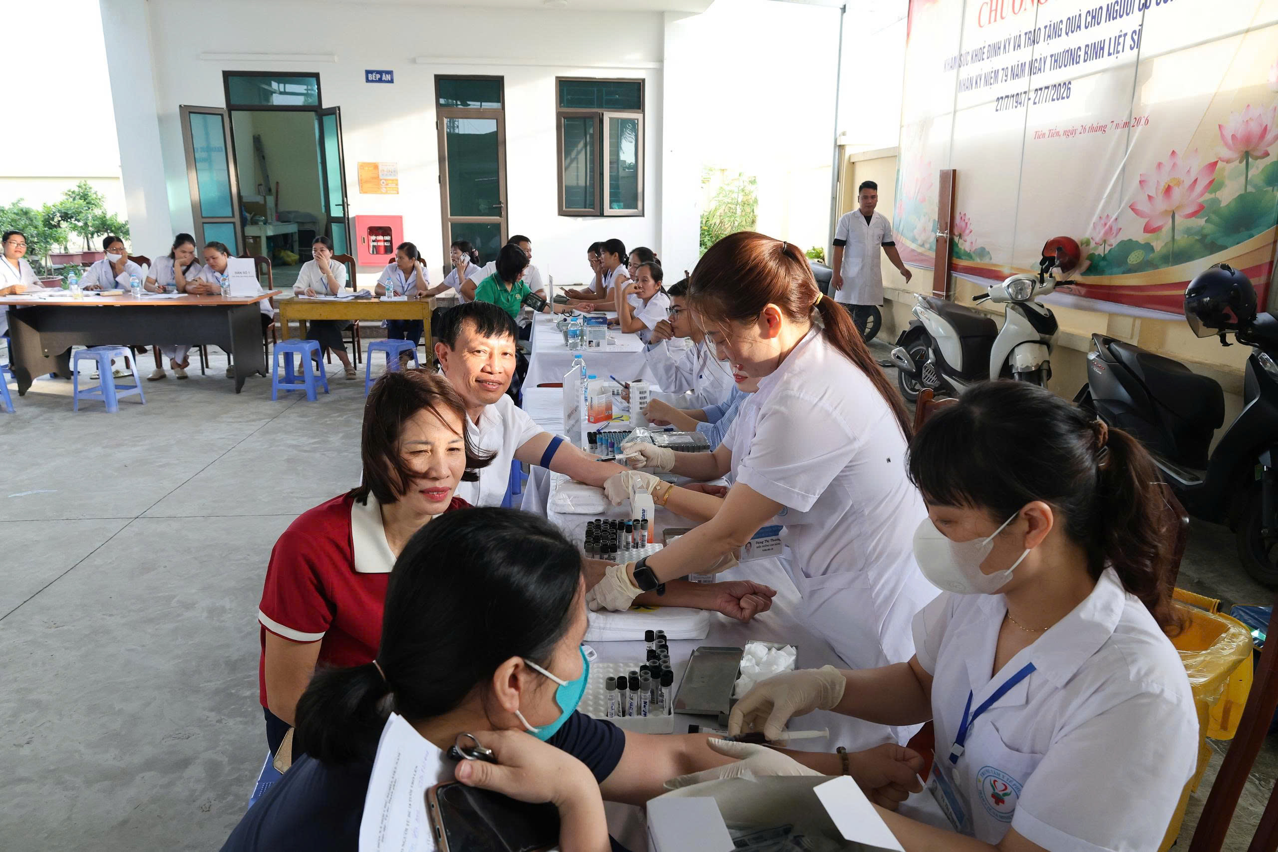 XÃ TIÊN TIẾN: HƠN 17.700 NGƯỜI ĐƯỢC KHÁM SỨC KHỎE, ĐẠT 61,53%