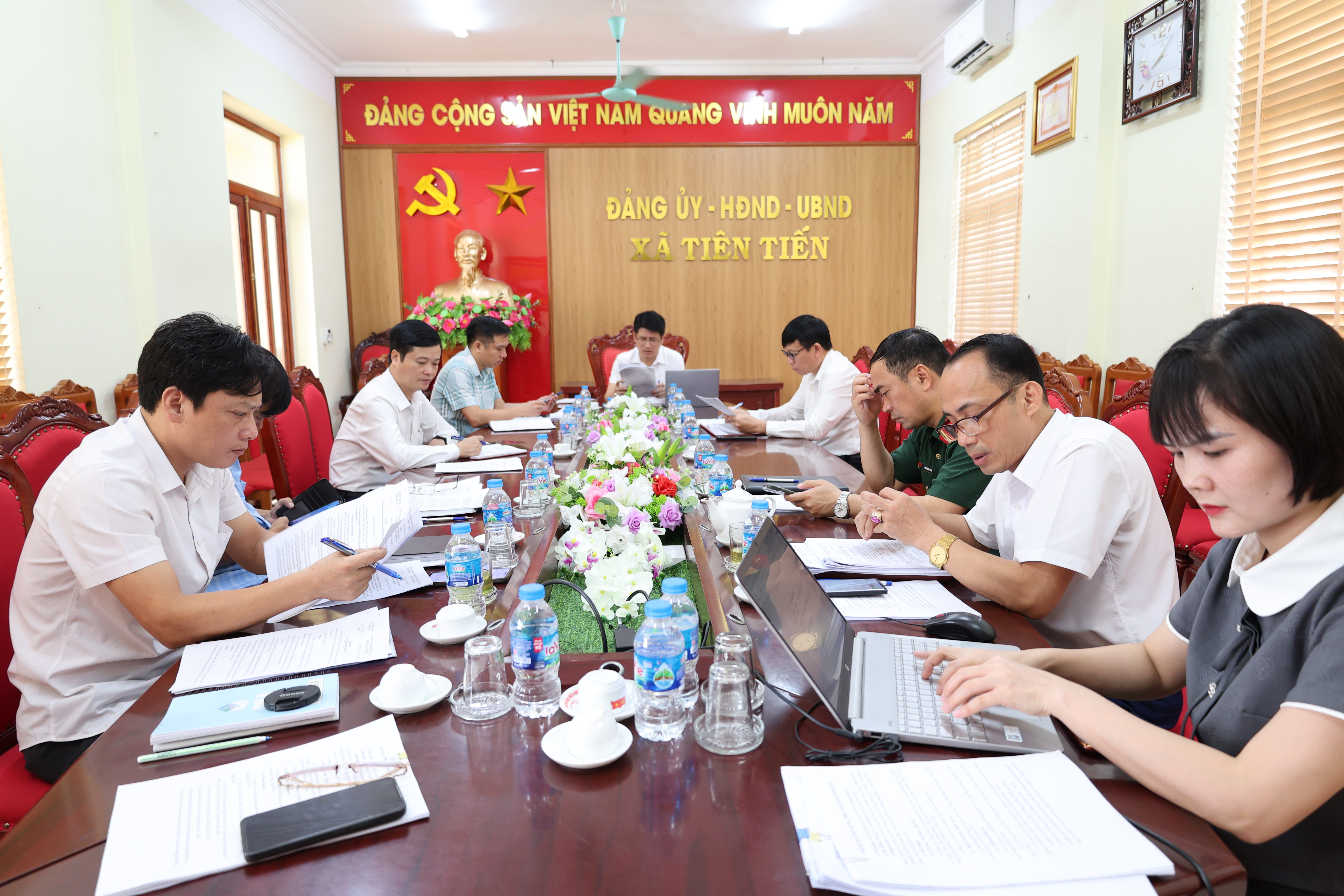 UBND XÃ TIÊN TIẾN TỔ CHỨC HỘI NGHỊ GIAO BAN TRIỂN KHAI NHIỆM VỤ TRỌNG TÂM TUẦN 2 THÁNG 9/2026