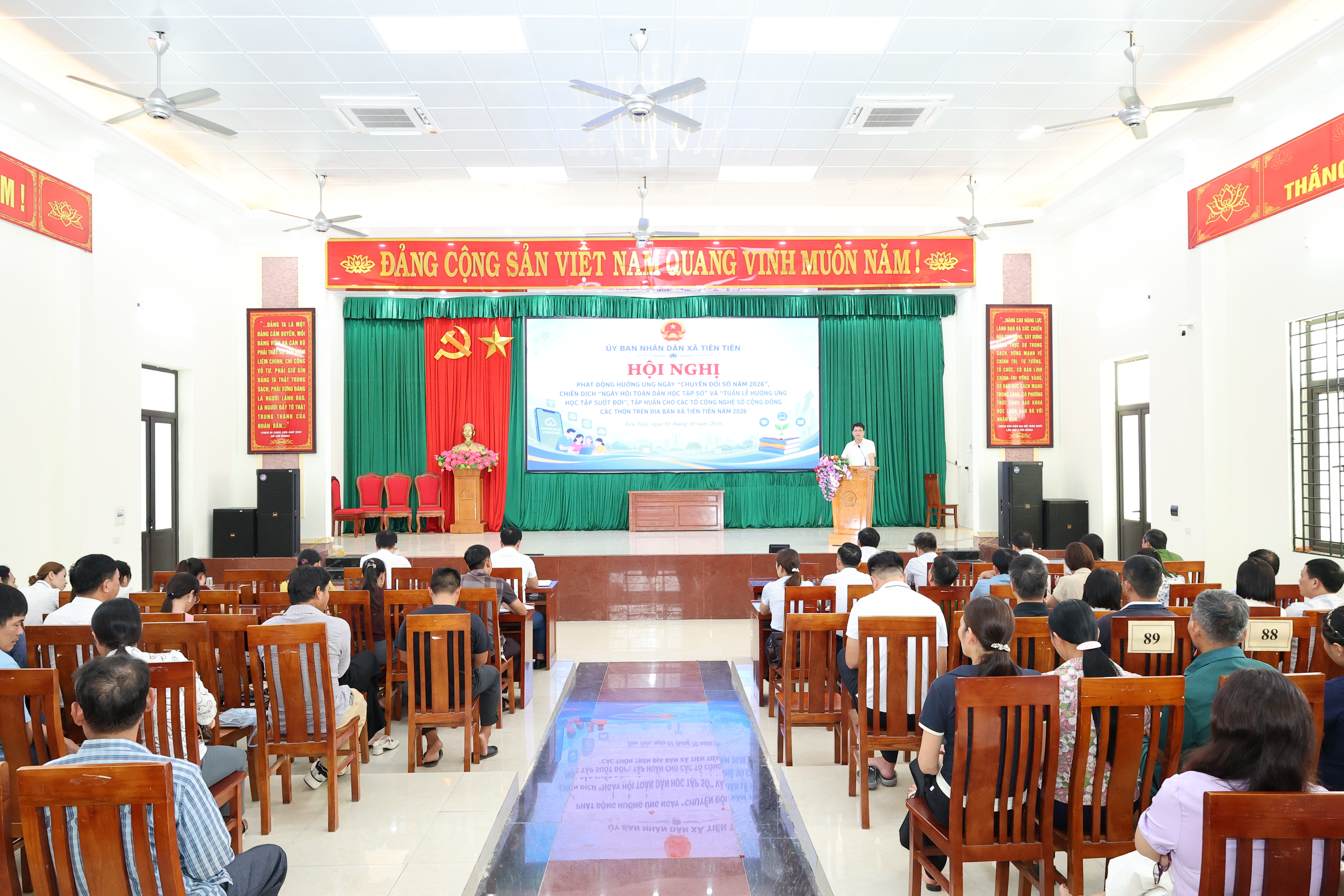TIÊN TIẾN PHÁT ĐỘNG HƯỞNG ỨNG NGÀY CHUYỂN ĐỔI SỐ, NGÀY HỘI TOÀN DÂN HỌC TẬP SỐ VÀ TUẦN LỄ HƯỞNG ỨNG HỌC TẬP SUỐT ĐỜI NĂM 2026