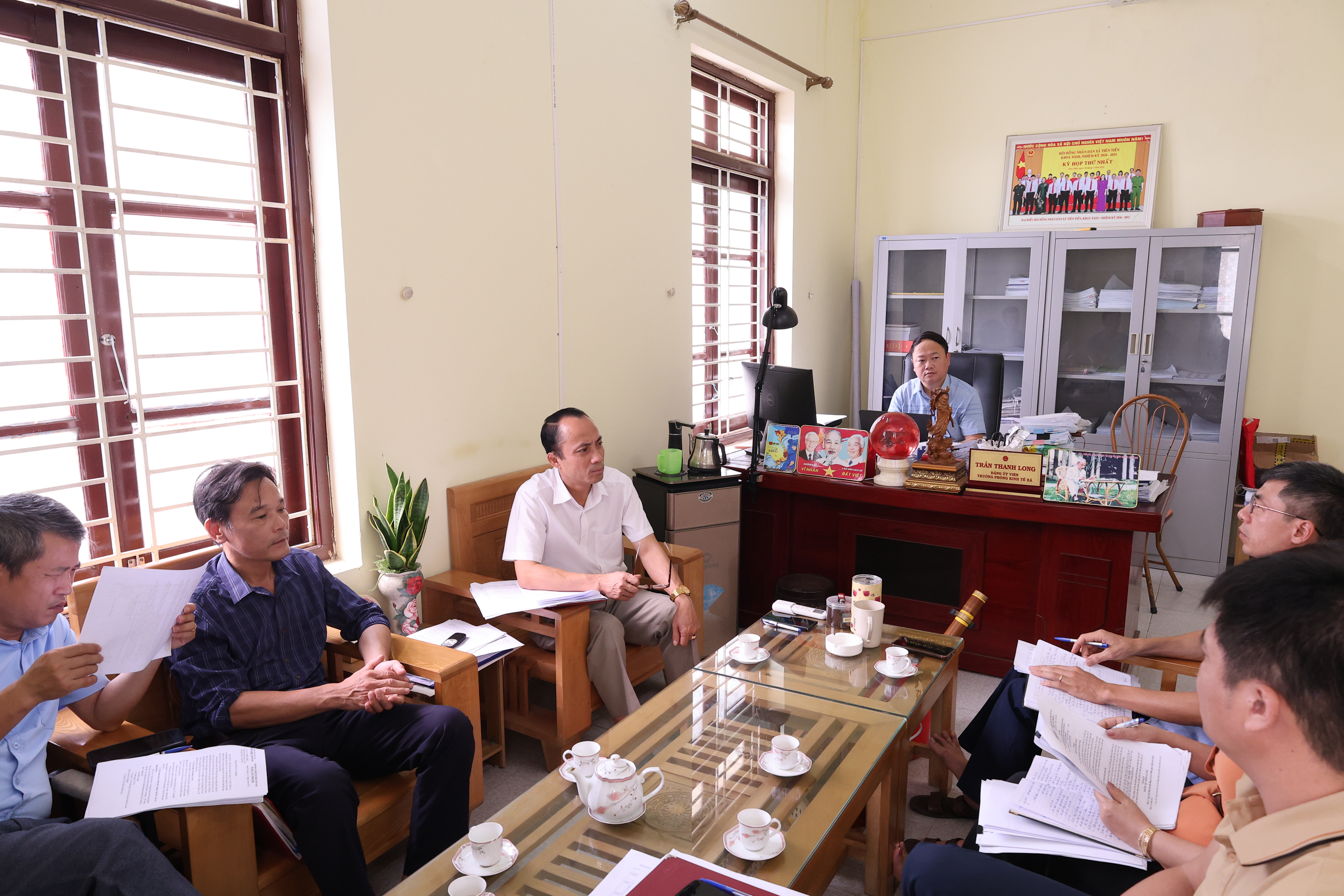 Hội nghị rà soát vi phạm công trình thủy lợi và thực hiện phân cấp quản lý, giao khai thác, bảo vệ công trình thủy lợi trên địa bàn xã