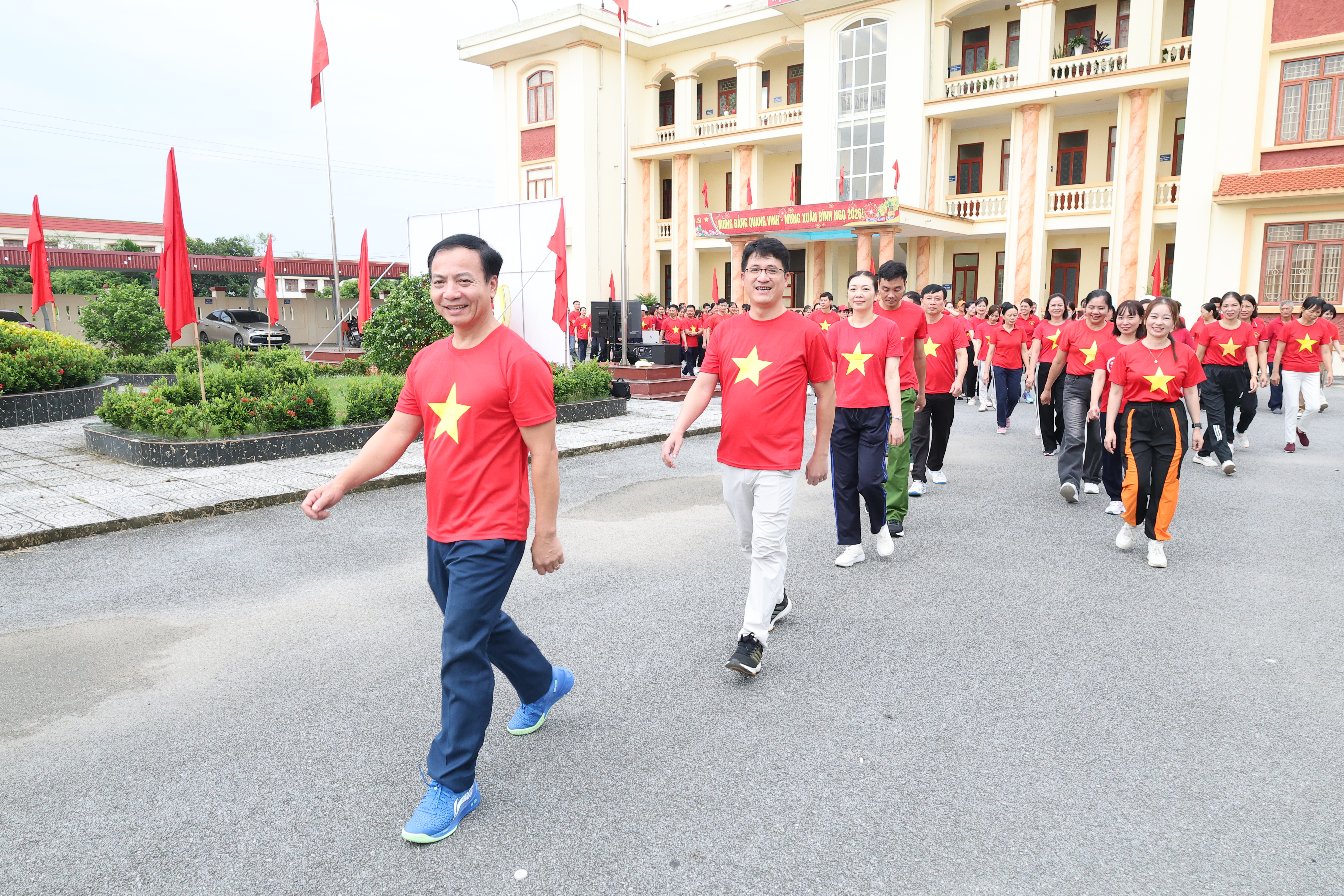 XÃ TIÊN TIẾN SÔI NỔI HƯỞNG ỨNG CHƯƠNG TRÌNH ĐI BỘ “CÙNG VIỆT NAM TIẾN BƯỚC” NĂM 2026
