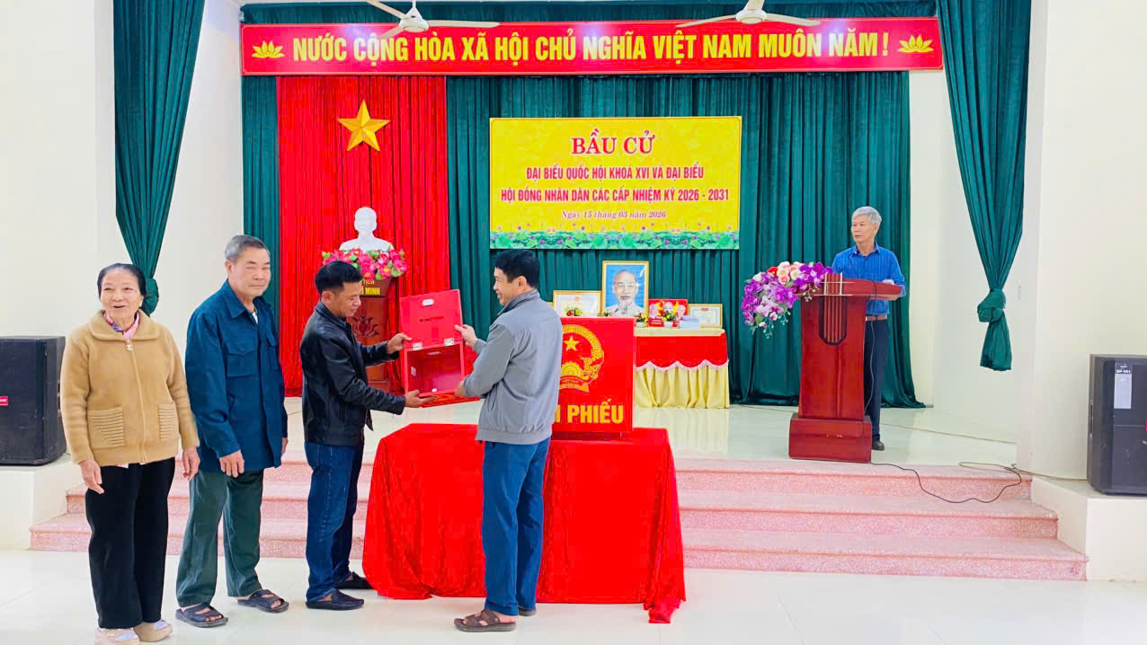 Xã Tiên Tiến vận hành thử nghiệm quy trình bầu cử đại biểu Quốc hội khóa XVI và đại biểu HĐND các cấp nhiệm kỳ 2026 - 2031.