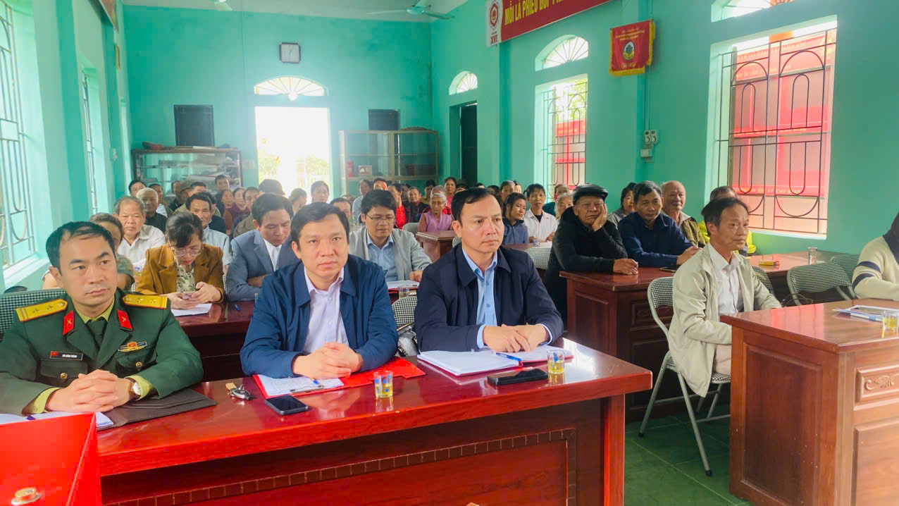 Hội nghị tiếp xúc cử tri, vận động bầu cử đối với những người ứng cử đại biểu HĐND xã nhiệm kỳ 2026- 2031 tại đơn vị bầu cử số 3
