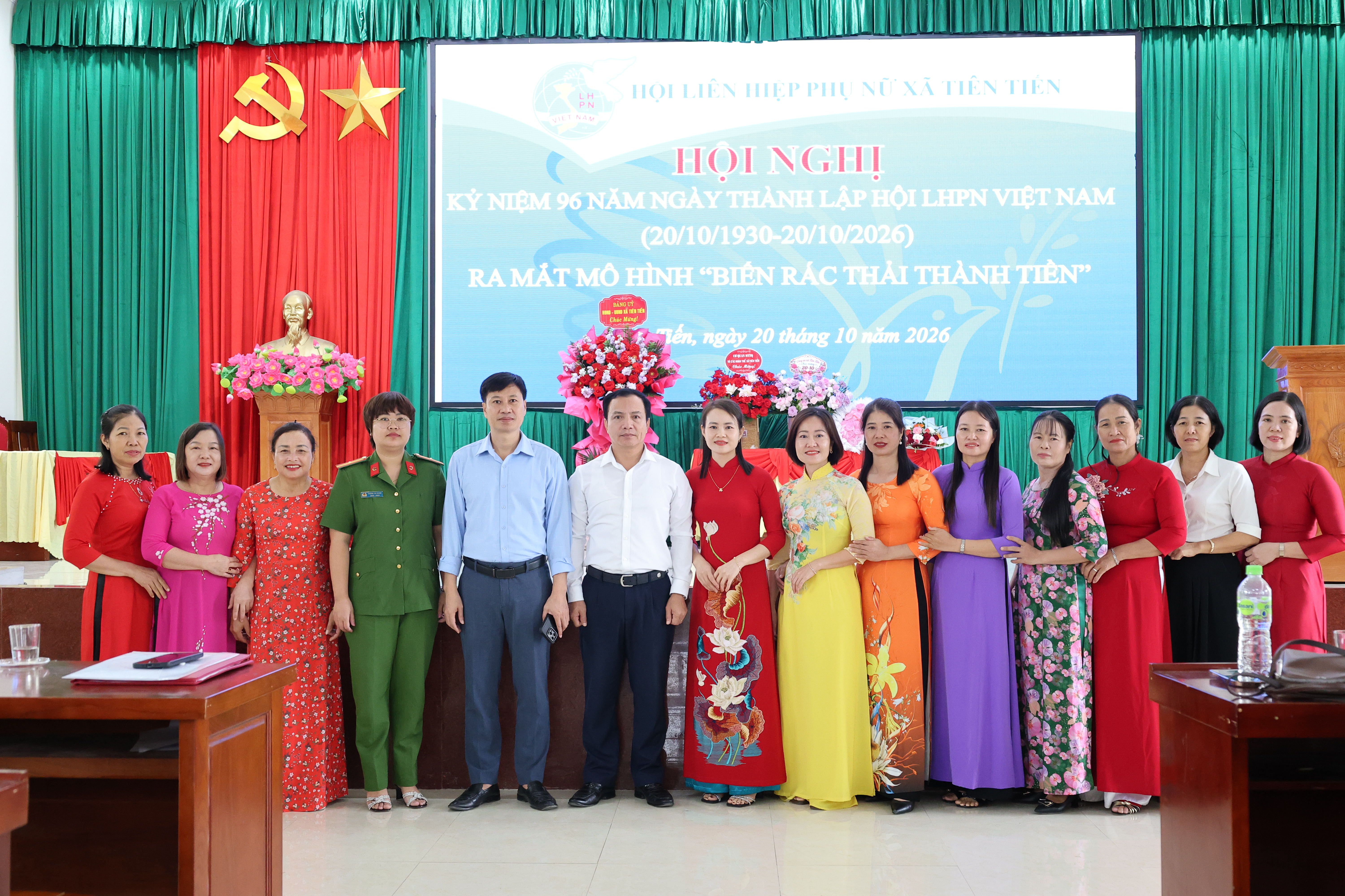 HỘI LIÊN HIỆP PHỤ NỮ XÃ TIÊN TIẾN KỶ NIỆM 96 NĂM NGÀY THÀNH LẬP HỘI, LAN TỎA NHỮNG VIỆC LÀM THIẾT THỰC VÌ CỘNG ĐỒNG